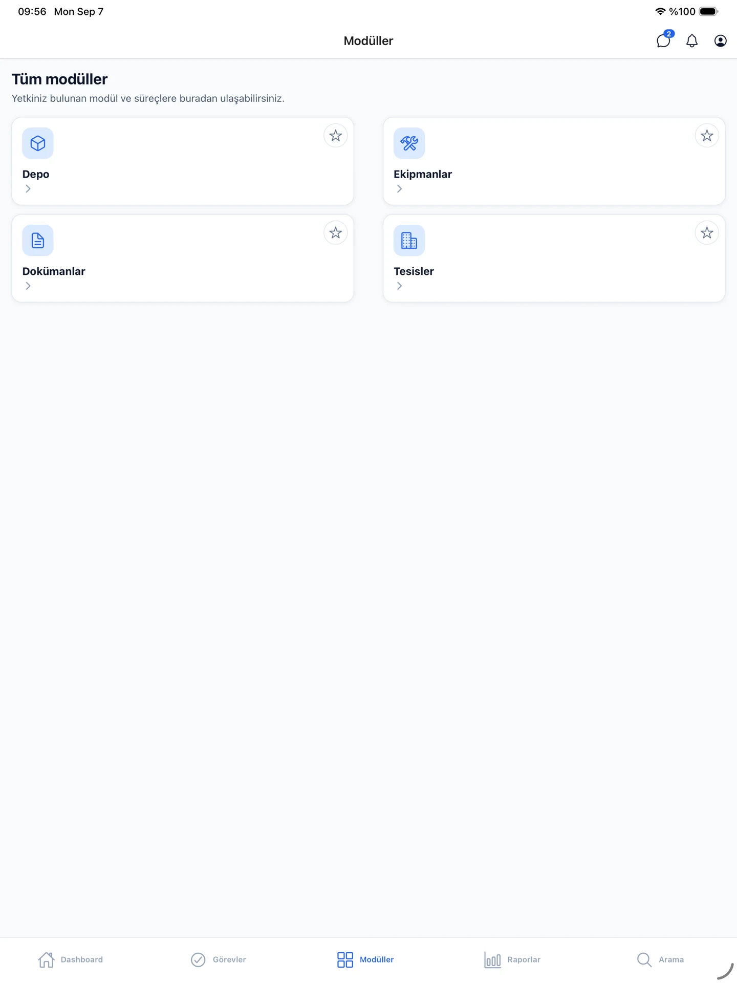 EMTER test hesabındaki DigitalPlant Modüller ekranı